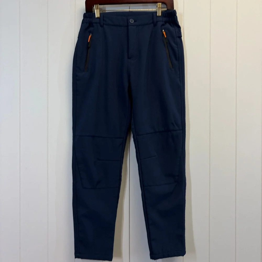 Unbranded Softshell Hiking Pants Men Size S Fleece Lined Outdoors Gorpcore Cozy